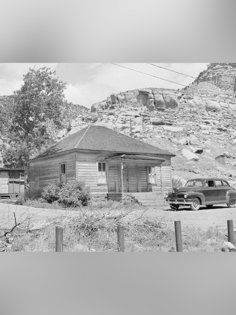 1946 Coal Miners Catholic Church Slaughterhouse Canyon Sunnyside Utah 8x10 Photo
